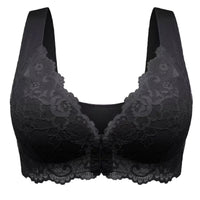Women’s Lace Wireless Bra – Gathered & Breathable Non-Steel Underwear