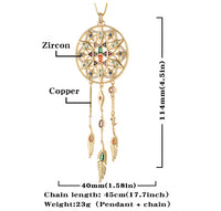 Women's Necklace Round Hollow Star Pendant Net Celebrity