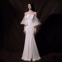 Women's Fashion Light Wedding Dress