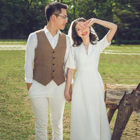 Simple And Light Wedding Dress