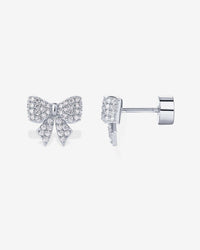 Design Feeling Electroplating 18K Gold Flower Zircon Ear Studs