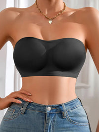 3PCS Strapless Bras For Women - Non-Slip Wireless Seamless Bras Push Up & Side Fat Control For Daily Office All Seasons
