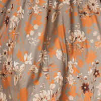 Women's Elegant Plus Size Floral Print Maxi Dress - Middle Eastern Bohemian Style Embroidery Long Dress