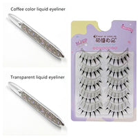 False Eyelashes Self-adhesiveEyeliner Multicolo r