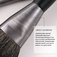 High-quality Makeup Brushes With Wooden Handles, Premium Natural 10pcs Makeup Brushes.