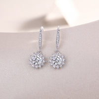 Qingcheng – 0.5-Carat Moissanite Diamond Stud Earrings in S925 Sterling Silver Platinum-Plated