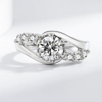 Design High-grade Diamond Ins Style Couple Finger Ring