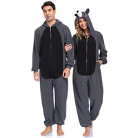Animal Fleece Onesie – Halloween Cosplay Pajamas & Party Sleepwear