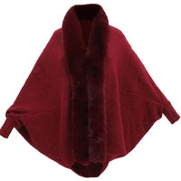 New Fashion Loose Cardigan Shawl Outer Match Cloak Coat Women