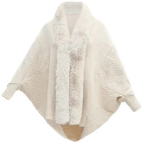 New Fashion Loose Cardigan Shawl Outer Match Cloak Coat Women