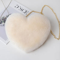 Love Bags
 For Women Plush Chain Shoulder Bags Valentine's Day Party Bag