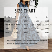 Women Sleeveless Boho Floral Maxi Dress Summer Button Shirt V Neck Flowy Belted Beach Vacation Dresses