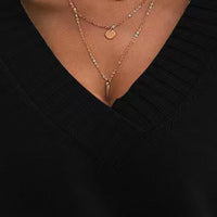 Womens Sweaters Casual Drop Shoulder Long Sleeve V Neck Pullover Tops Trendy Fall Fashion Clothes