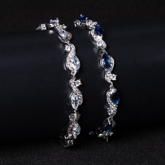 Zircon Line Bracelet High-grade Super Niche Design Bracelet