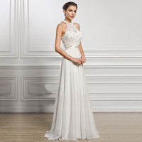 Sleeveless Halterneck Wedding Temperament Bridesmaid Dress