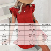 Womens Plus Size Round Neck Solid Dress Falbala Sleeveless Ruffled Summer Dress With Pleated Detail