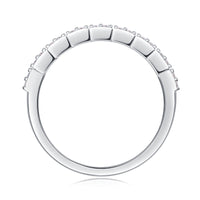 For Love - A Fashionable And Luxurious Jewelry Accessory Set With Moissanite S925 Sterling Silver And Platinum-plated Diamond