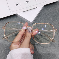 Blue Ray Proof Fashionable Large Frame Glasses