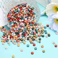 Colored Letter Beads,  1900Pcs 4x7mm Colorful Gold Acrylic Alphabet Beads With 1 Roll Elastic String For Bracelet Necklace Jewelry Making Supplies-Ban On Selling On Amazon