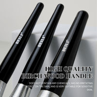 Beli 10pcs Professional Makeup Brush Set New Design Brushed Tube Makeup Brushes