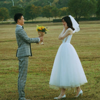 Simple And Light Wedding Dress