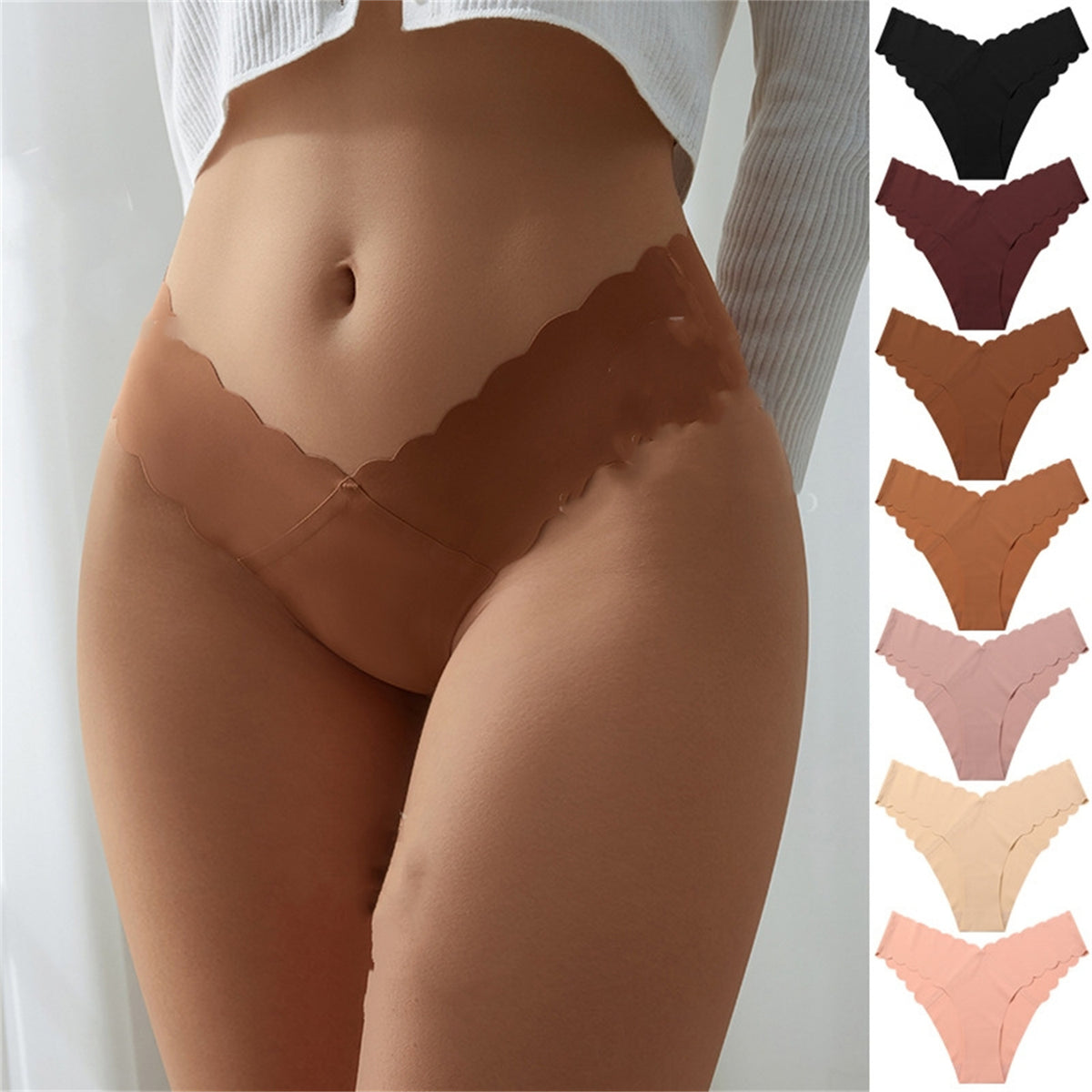 Nude Feel Mesh Lingerie Set – Breathable See-Through Four-Piece Women’s Underwear